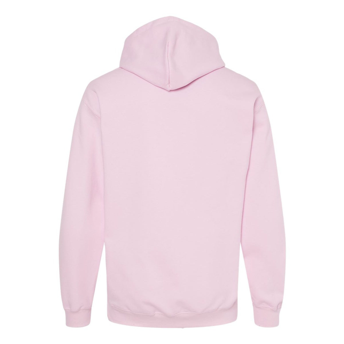 Gildan Unisex Softstyle® Midweight Hooded Sweatshirt Embroidery - Light Pink - Back