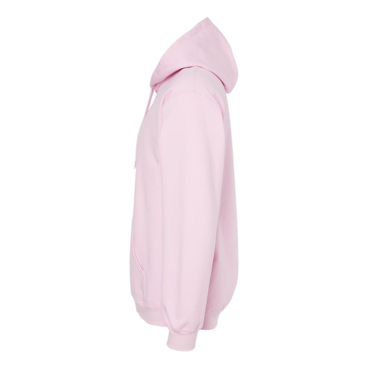 Gildan Unisex Softstyle® Midweight Hooded Sweatshirt Embroidery - Light Pink - Direct Side