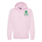 Gildan Unisex Softstyle® Midweight Hooded Sweatshirt Embroidery - Light Pink - Front