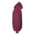 Gildan Unisex Softstyle® Midweight Hooded Sweatshirt Embroidery - Maroon - Direct Side