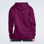 Gildan Unisex Softstyle® Midweight Hooded Sweatshirt Embroidery - Maroon - On Model Back