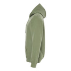 Gildan Unisex Softstyle® Midweight Hooded Sweatshirt Embroidery - Military Green - Direct Side