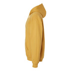 Gildan Unisex Softstyle® Midweight Hooded Sweatshirt Embroidery - Mustard - Direct Side