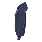 Gildan Unisex Softstyle® Midweight Hooded Sweatshirt Embroidery - Navy - Direct Side