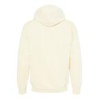 Gildan Unisex Softstyle® Midweight Hooded Sweatshirt Embroidery - Off White - Back
