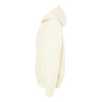 Gildan Unisex Softstyle® Midweight Hooded Sweatshirt Embroidery - Off White - Direct Side