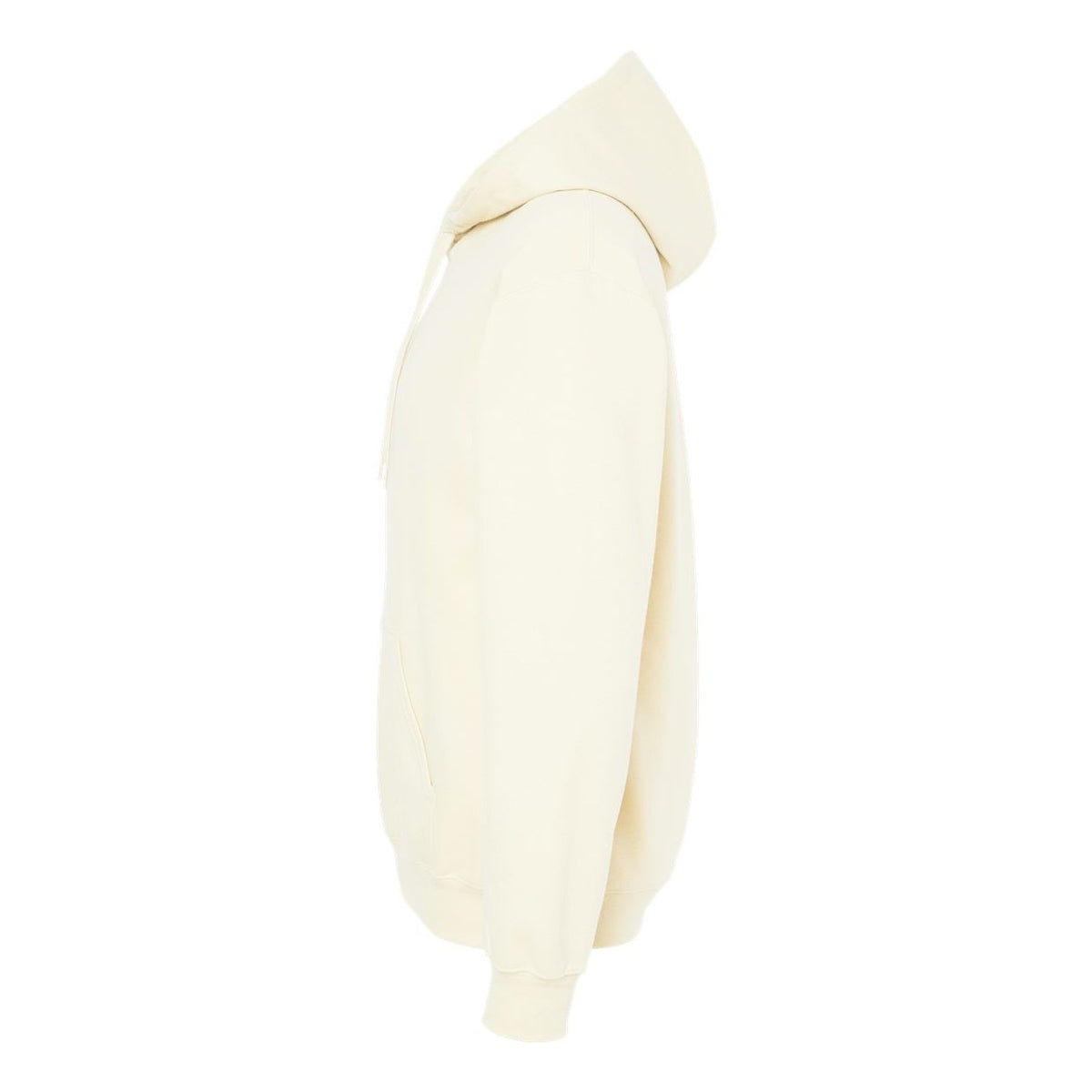 Gildan Unisex Softstyle® Midweight Hooded Sweatshirt Embroidery - Off White - Direct Side