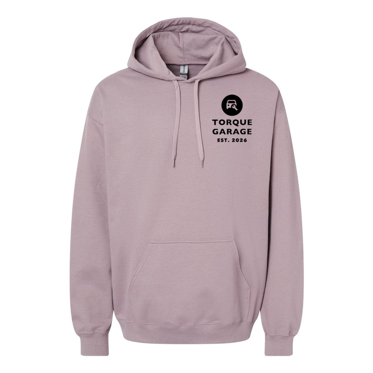 Gildan Unisex Softstyle® Midweight Hooded Sweatshirt Embroidery - Paragon - Front