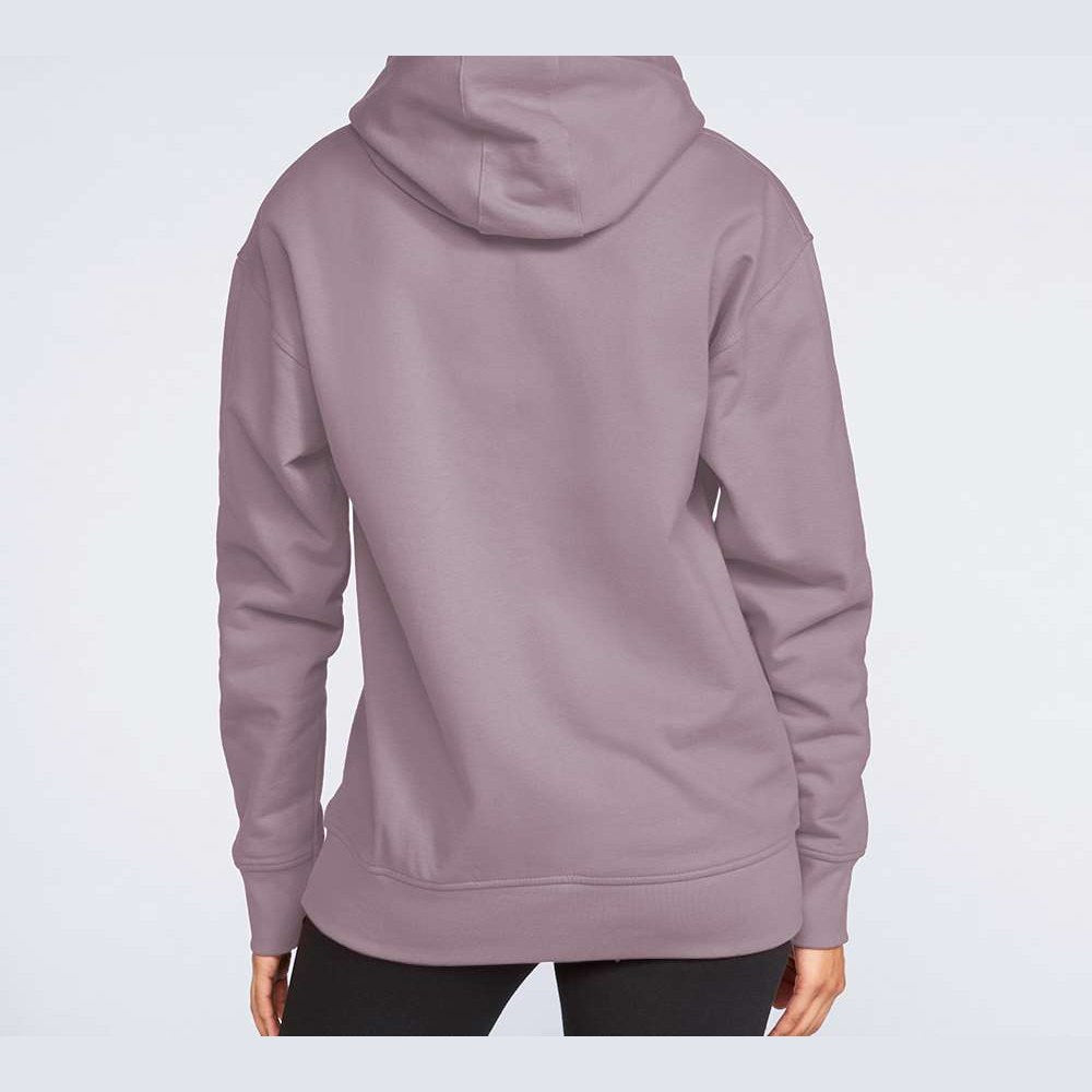 Gildan Unisex Softstyle® Midweight Hooded Sweatshirt Embroidery - Paragon - On Model Back