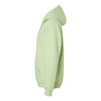 Gildan Unisex Softstyle® Midweight Hooded Sweatshirt Embroidery - Pistachio - Direct Side