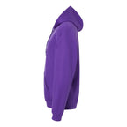 Gildan Unisex Softstyle® Midweight Hooded Sweatshirt Embroidery - Purple - Direct Side