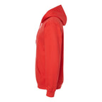 Gildan Unisex Softstyle® Midweight Hooded Sweatshirt Embroidery - Red - Direct Side
