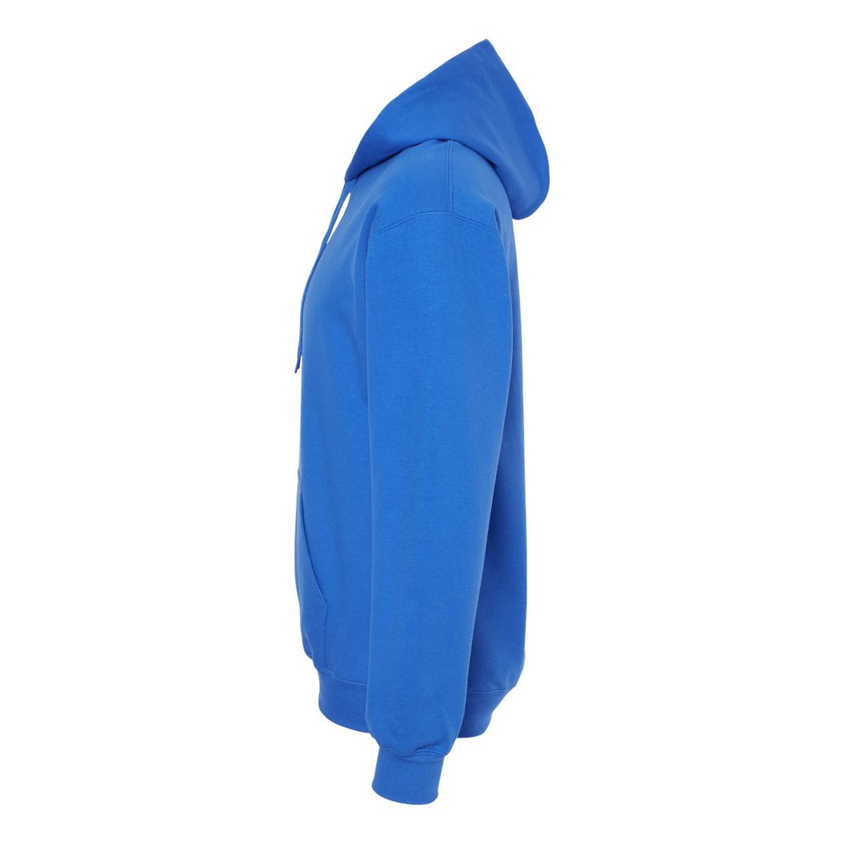 Gildan Unisex Softstyle® Midweight Hooded Sweatshirt Embroidery - Royal - Direct Side