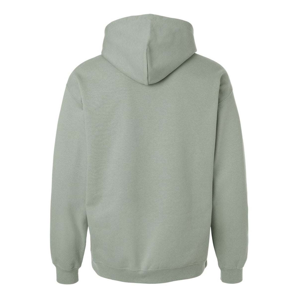 Gildan Unisex Softstyle® Midweight Hooded Sweatshirt Embroidery - Sage - Back