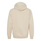 Gildan Unisex Softstyle® Midweight Hooded Sweatshirt Embroidery - Sand - Back