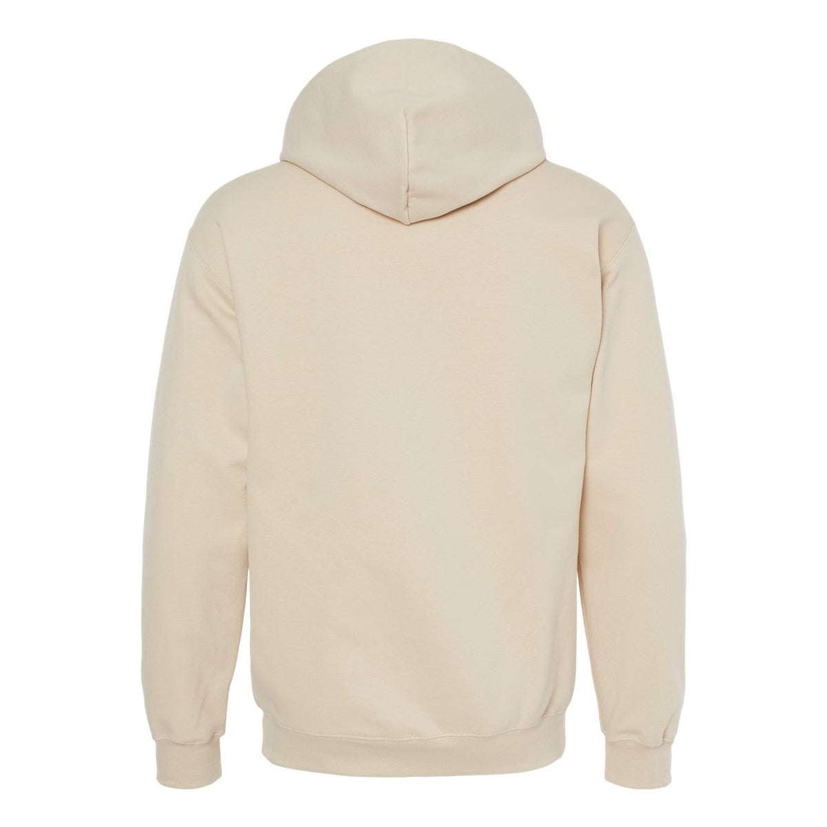 Gildan Unisex Softstyle® Midweight Hooded Sweatshirt Embroidery - Sand - Back