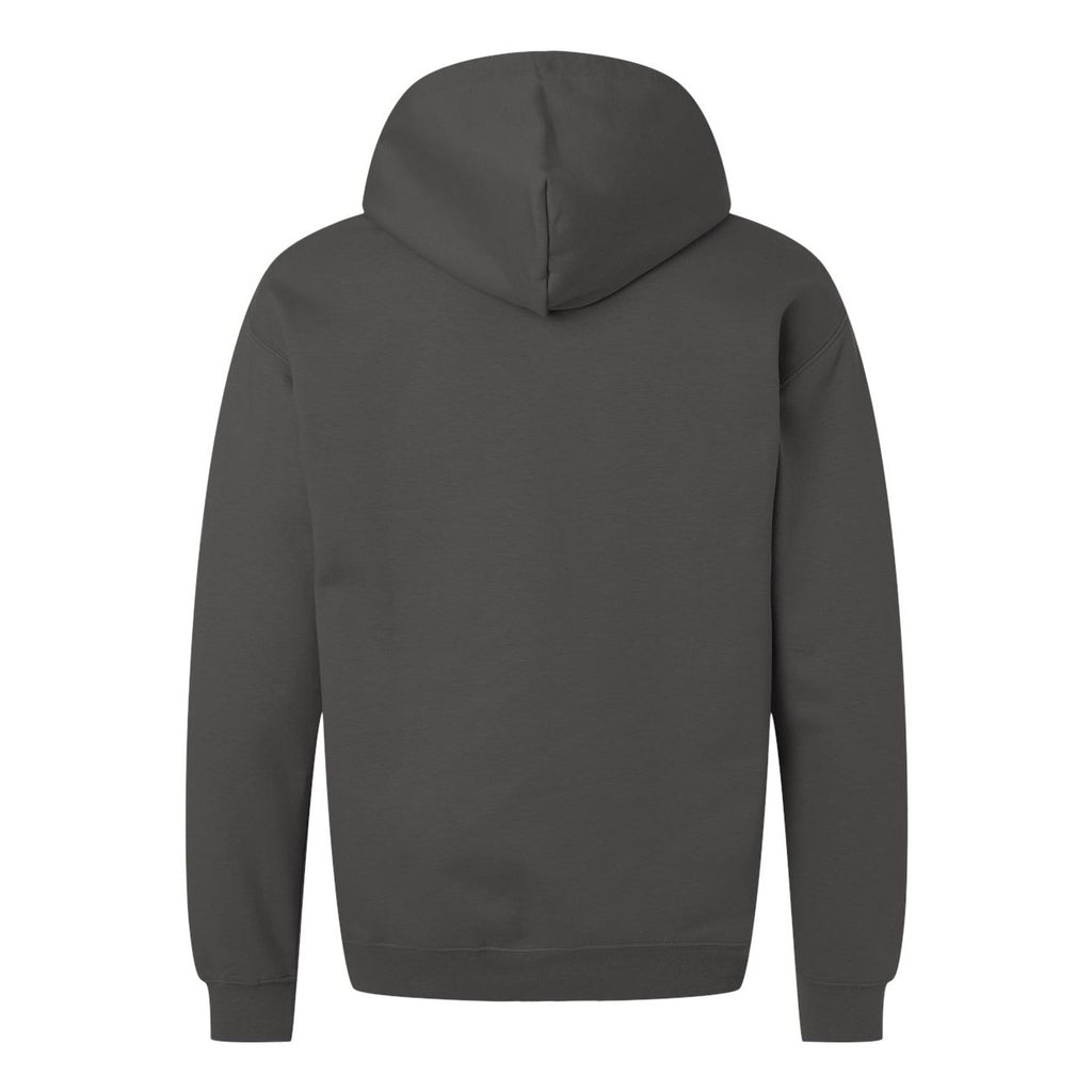 Gildan Unisex Softstyle® Midweight Hooded Sweatshirt Embroidery - Smoke - Back