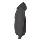 Gildan Unisex Softstyle® Midweight Hooded Sweatshirt Embroidery - Smoke - Direct Side