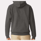 Gildan Unisex Softstyle® Midweight Hooded Sweatshirt Embroidery - Smoke - On Model Back