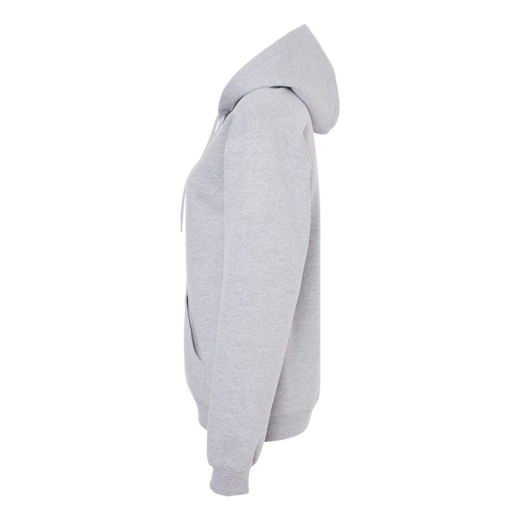 Gildan Unisex Softstyle® Midweight Hooded Sweatshirt Embroidery - Sport Grey - Direct Side