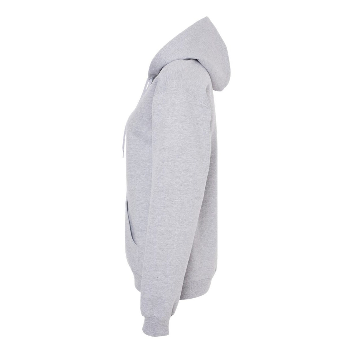 Gildan Unisex Softstyle® Midweight Hooded Sweatshirt Embroidery - Sport Grey - Direct Side