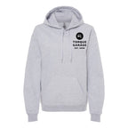 Gildan Unisex Softstyle® Midweight Hooded Sweatshirt Embroidery - Sport Grey - Front