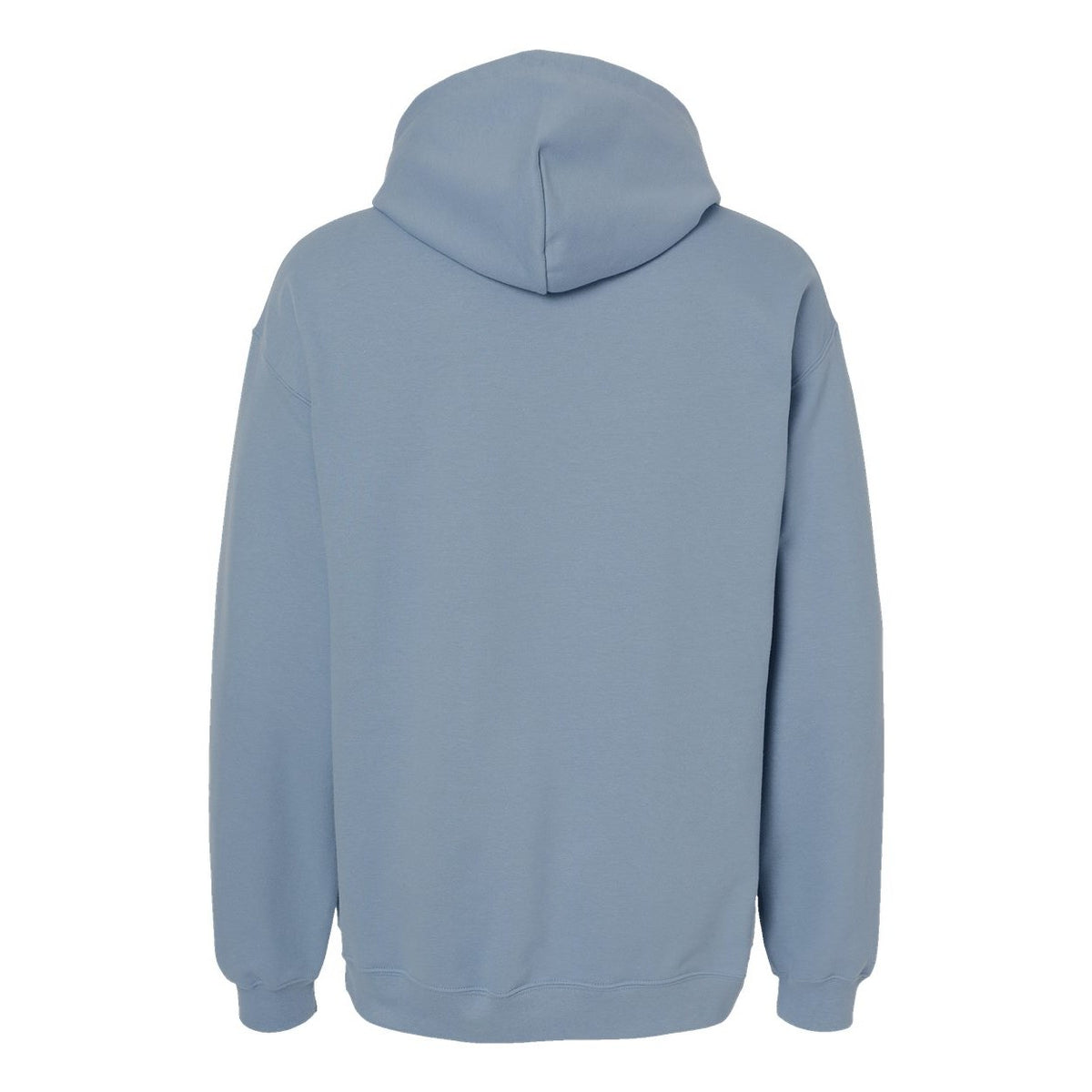 Gildan Unisex Softstyle® Midweight Hooded Sweatshirt Embroidery - Stone Blue - Back