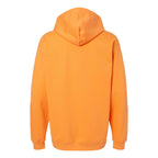 Gildan Unisex Softstyle® Midweight Hooded Sweatshirt Embroidery - Tangerine - Back