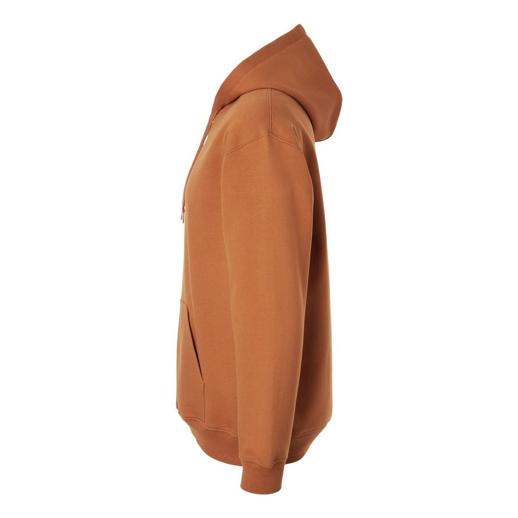 Gildan Unisex Softstyle® Midweight Hooded Sweatshirt Embroidery - Texas Orange - Direct Side