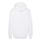Gildan Unisex Softstyle® Midweight Hooded Sweatshirt Embroidery - White - Back