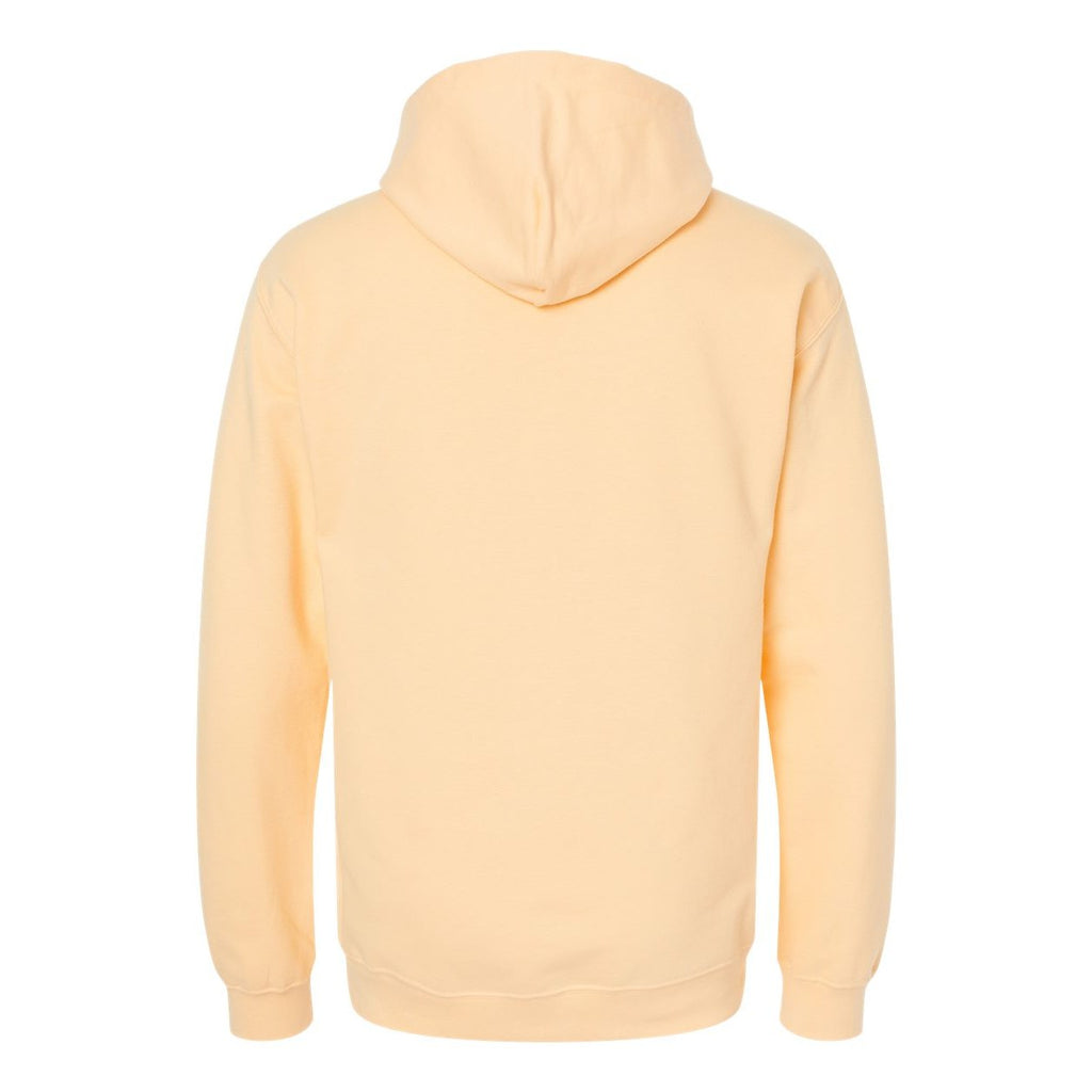 Gildan Unisex Softstyle® Midweight Hooded Sweatshirt Embroidery - Yellow Haze - Back