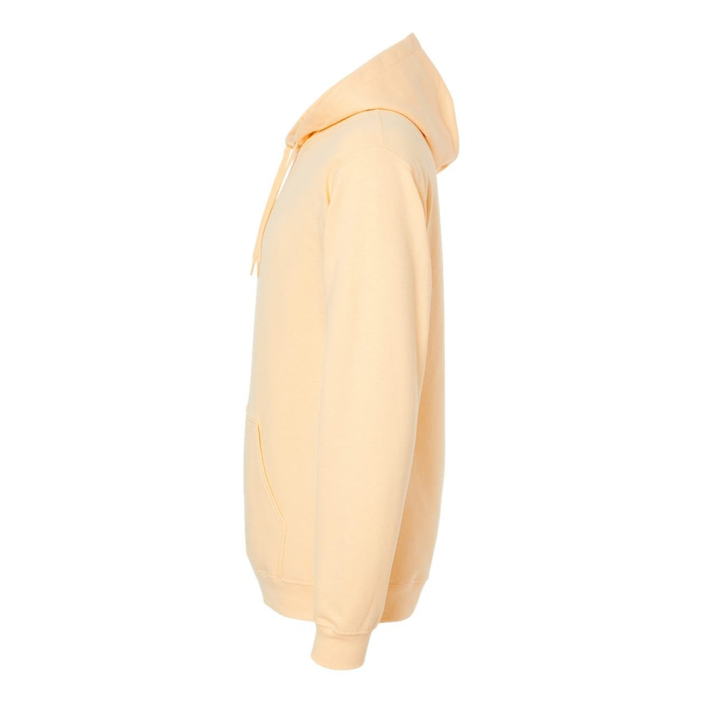 Gildan Unisex Softstyle® Midweight Hooded Sweatshirt Embroidery - Yellow Haze - Direct Side
