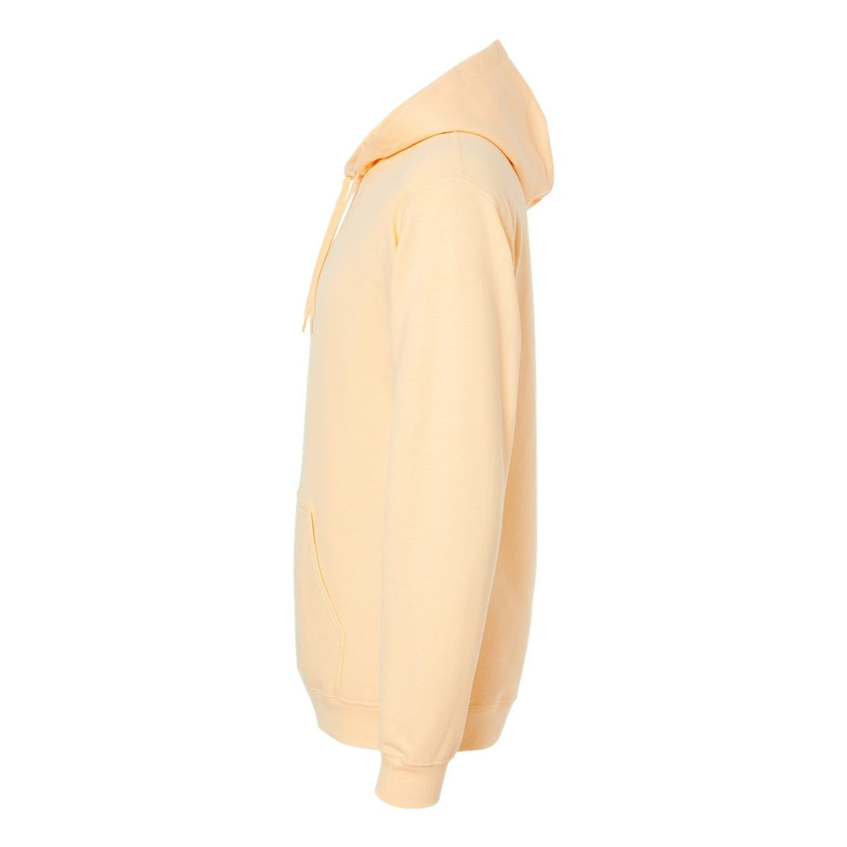 Gildan Unisex Softstyle® Midweight Hooded Sweatshirt Embroidery - Yellow Haze - Direct Side