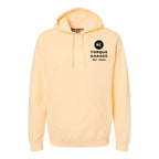 Gildan Unisex Softstyle® Midweight Hooded Sweatshirt Embroidery - Yellow Haze - Front