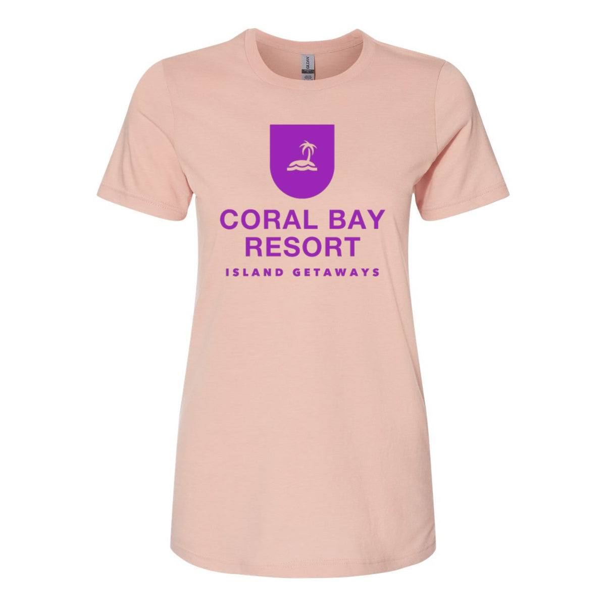 Gildan Women's Softstyle® CVC T-Shirt - Dusty Rose - Front