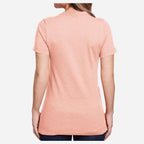 Gildan Women's Softstyle® CVC T-Shirt - Dusty Rose - On Model Back
