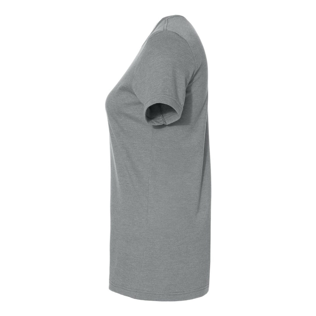 Gildan Women's Softstyle® CVC T-Shirt - Gunmetal - Direct Side