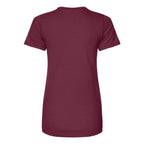 Gildan Women's Softstyle® CVC T-Shirt - Maroon Mist - Back