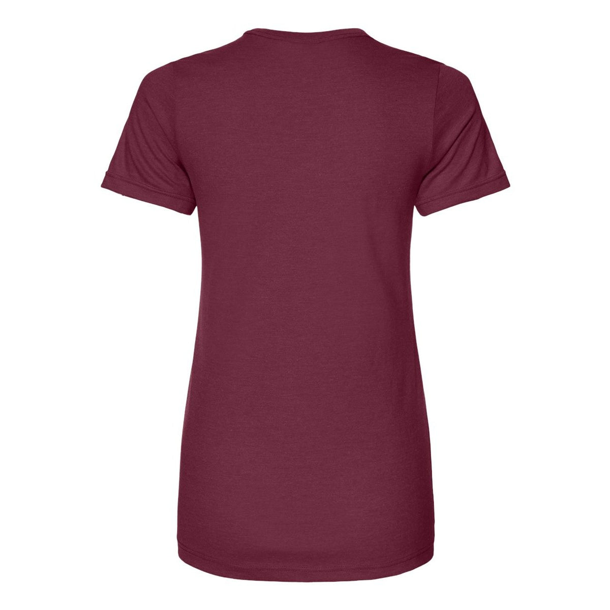 Gildan Women's Softstyle® CVC T-Shirt - Maroon Mist - Back