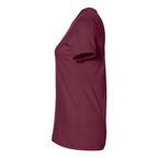 Gildan Women's Softstyle® CVC T-Shirt - Maroon Mist - Direct Side
