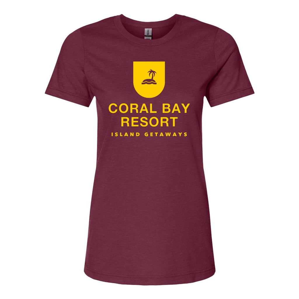 Gildan Women's Softstyle® CVC T-Shirt - Maroon Mist - Front
