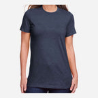 Gildan Women's Softstyle® CVC T-Shirt - Navy Mist - On Model Front