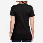 Gildan Women's Softstyle® CVC T-Shirt - Pitch Black - On Model Back