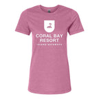 Gildan Women's Softstyle® CVC T-Shirt - Plumrose - Front