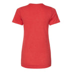 Gildan Women's Softstyle® CVC T-Shirt - Red Mist - Back