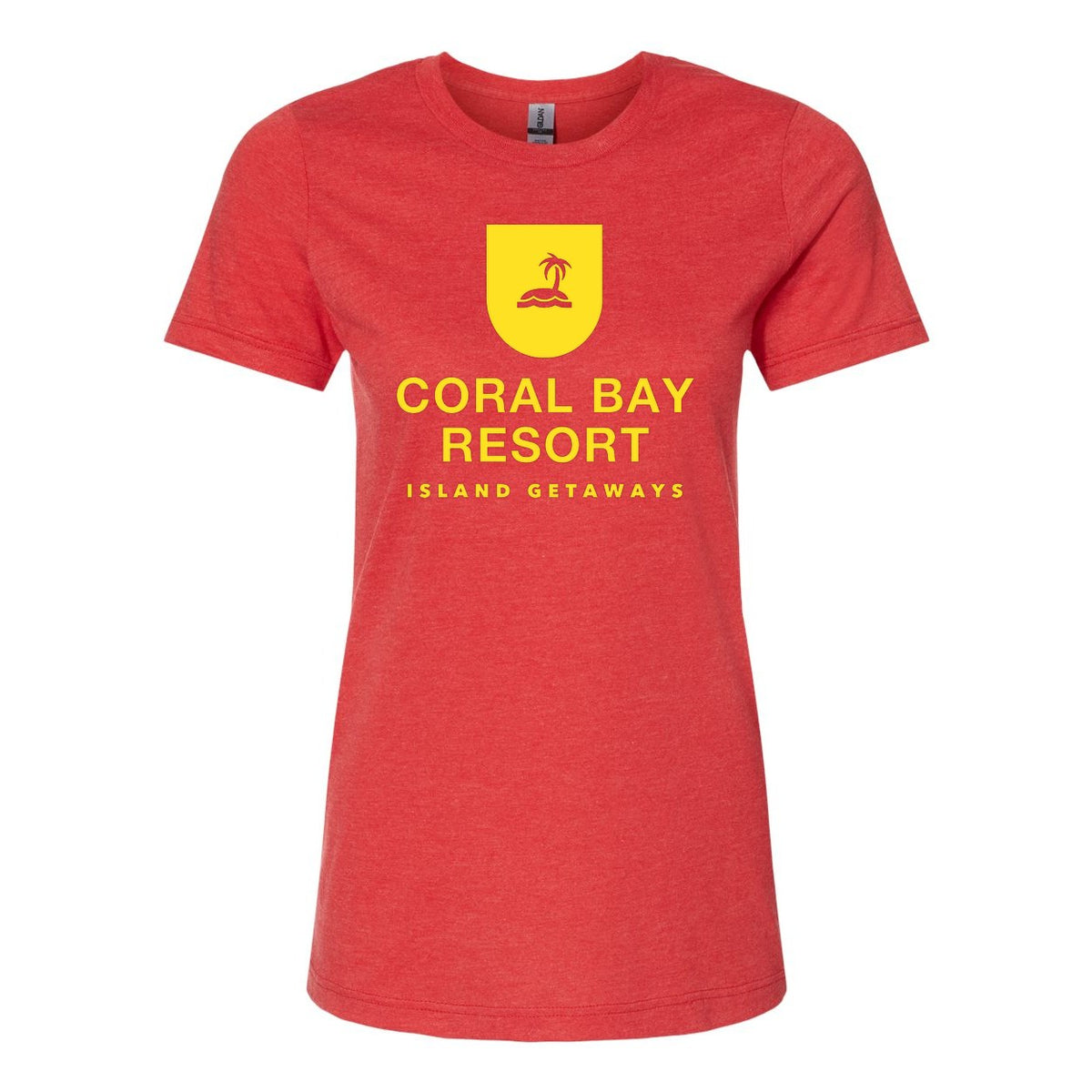 Gildan Women's Softstyle® CVC T-Shirt - Red Mist - Front