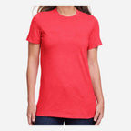 Gildan Women's Softstyle® CVC T-Shirt - Red Mist - On Model Front