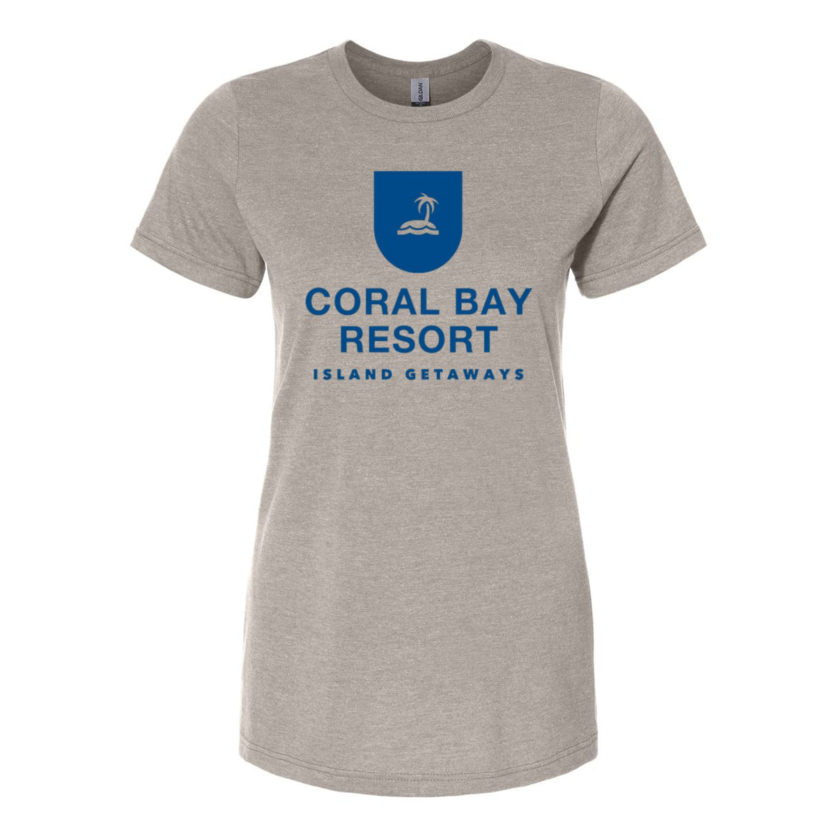 Gildan Women's Softstyle® CVC T-Shirt - Slate - Front