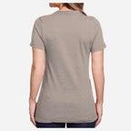 Gildan Women's Softstyle® CVC T-Shirt - Slate - On Model Back