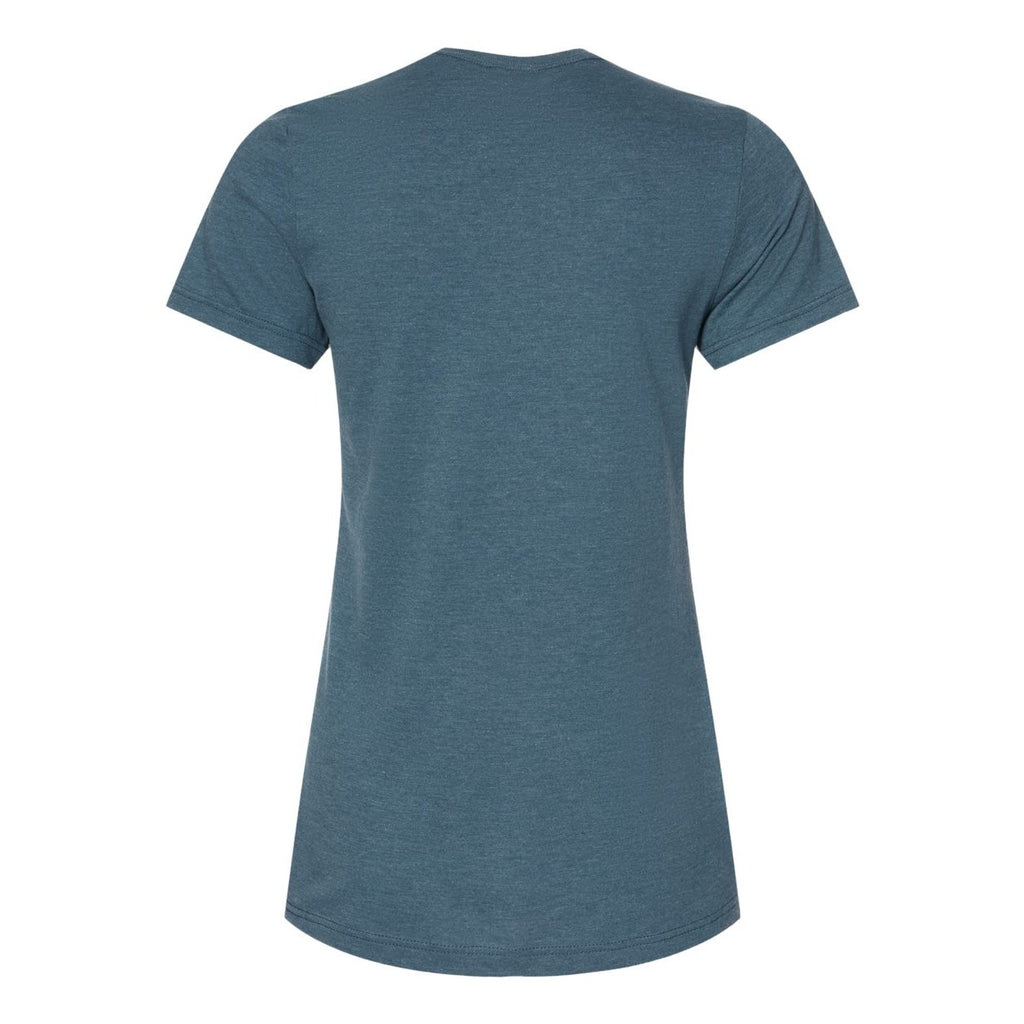 Gildan Women's Softstyle® CVC T-Shirt - Steel Blue - Back